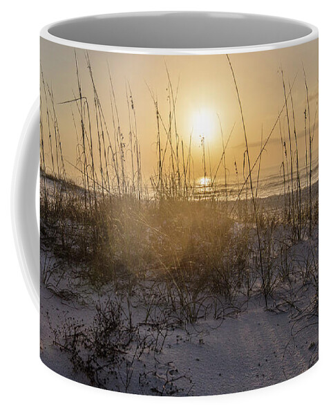 Alabama Coffee Mug featuring the photograph Morning sunrise over the dunes by John McGraw