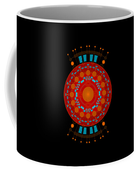Relief Coffee Mug featuring the digital art Mother color by DB Artist