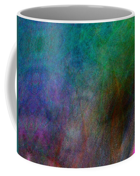 Abstract Art Coffee Mug featuring the digital art Mother Earth by Cliff Wilson