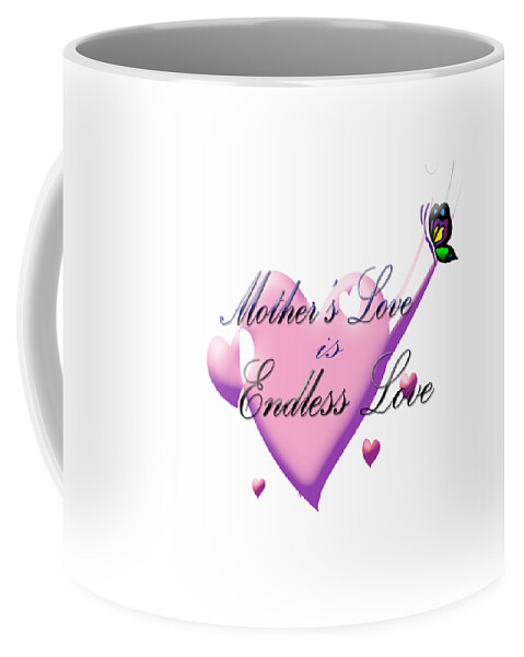 Mother Coffee Mug featuring the digital art Mother's Love by Judy Hall-Folde