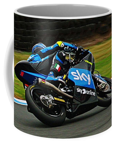 Moto Grand Prix Coffee Mug featuring the photograph Moto Grand Prix by Blair Stuart