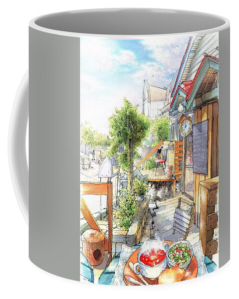  Coffee Mug featuring the photograph Motomachi Hakodate Hokkaido Japan by Junko Nishimura