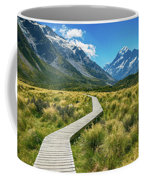 New Zealand Coffee Mug featuring the photograph Mount Cook by Martin Capek