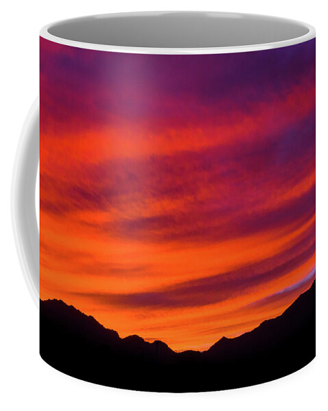 El Paso Coffee Mug featuring the photograph Mount Franklin Purple Sunset by SR Green