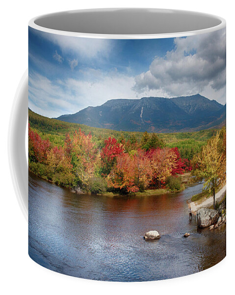 Mount Katahdin Coffee Mug featuring the photograph Mount Katahdin by Jeff Folger