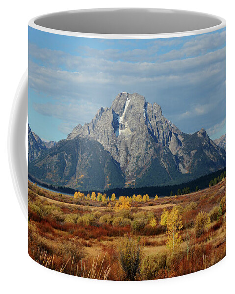 Mount Moran Coffee Mug featuring the photograph Mount Moran by Whispering Peaks Photography