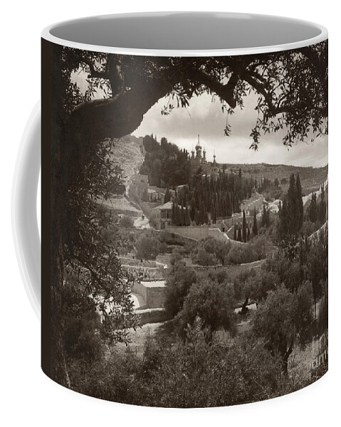 1930 Coffee Mug featuring the photograph Mount Of Olives by Granger