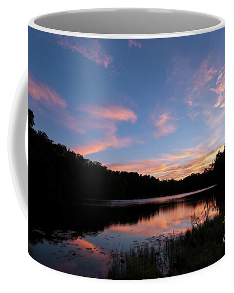 Sunset Coffee Mug featuring the photograph Mount Saint Francis Sunset - D010121 by Daniel Dempster