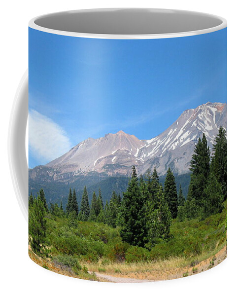 Mount Shasta Coffee Mug featuring the photograph Mount Shasta Ca 07 15 07 by Joyce Dickens
