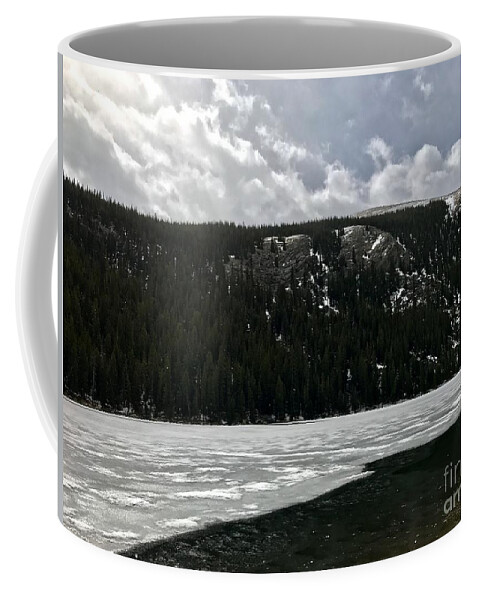 Mountain Coffee Mug featuring the photograph Mountain Lake by Dennis Richardson