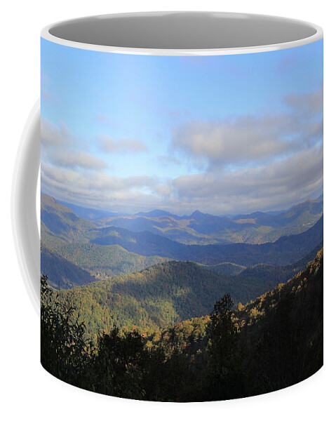 Mountains Coffee Mug featuring the photograph Mountain Landscape 2 by Allen Nice-Webb
