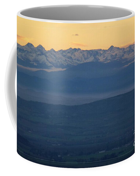 Adornment Coffee Mug featuring the photograph Mountain Scenery 19 by Jean Bernard Roussilhe