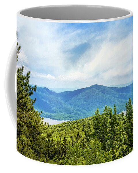 Adirondack Mountains Coffee Mug featuring the photograph Adirondacks Mountain View by Christina Rollo