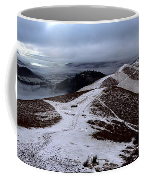 Nature Coffee Mug featuring the photograph Mountains edge by Lukasz Ryszka