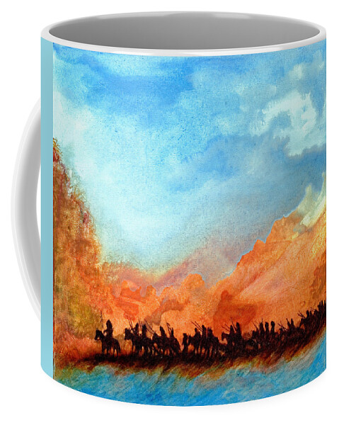 Texas Coffee Mug featuring the photograph Movin On #1 by Erich Grant