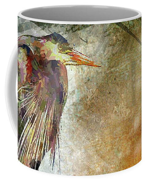 Bird Coffee Mug featuring the photograph Mr. Big by Looking Glass Images
