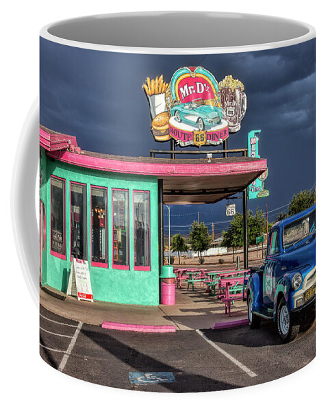 Route 66 Coffee Mug featuring the photograph Mr Ds by Diana Powell