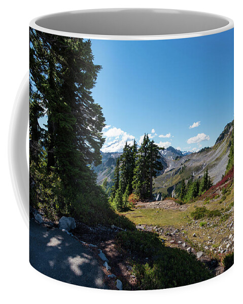 Mt Baker Meadow Coffee Mug featuring the photograph Mt Baker Meadow by Tom Cochran
