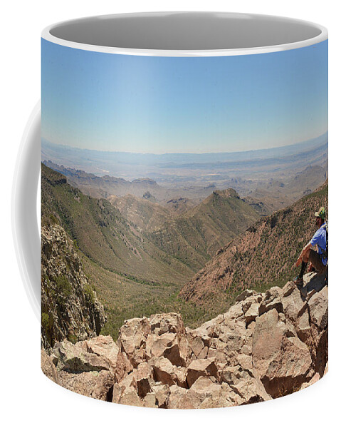 National Park Coffee Mug featuring the photograph Mt. Emory View by Alan Lenk