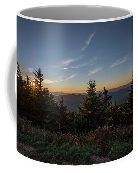 Terry D Photography Coffee Mug featuring the photograph Mt Mitchell Sunset North Carolina 2016 by Terry DeLuco