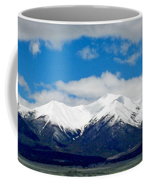 Collegiate Peaks. Coffee Mug featuring the photograph Mt. Princeton Colorado by Dawn Key