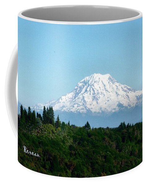 Mountains Coffee Mug featuring the photograph Mt Rainier Magnificence by A L Sadie Reneau