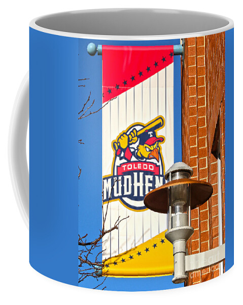 Toledo Mudhens Coffee Mug featuring the photograph Mudhens Banner 3848 by Jack Schultz