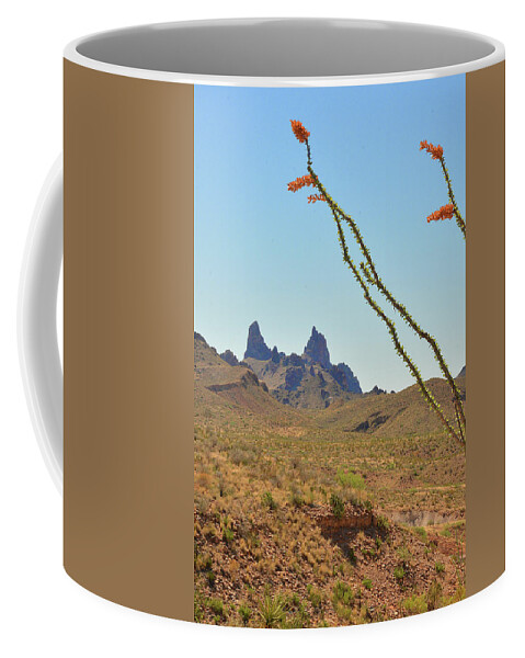 Big Bend Nat'l Park Coffee Mug featuring the photograph Mule Ears by Alan Lenk