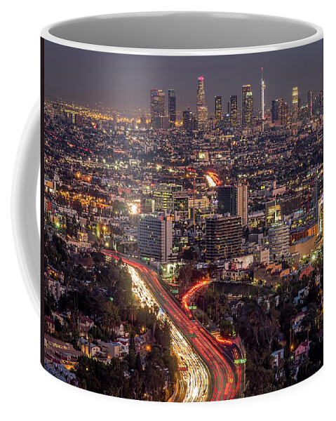 California Coffee Mug featuring the photograph Mulholland Drive View #2 by Brad Boland