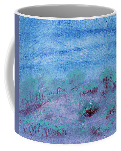 Multicolor Coffee Mug featuring the painting Multicolor Meadow by Joe Loffredo