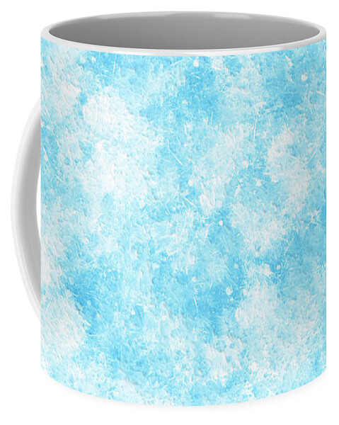 Blues Coffee Mug featuring the digital art Multicolor Texture 006b by DiDesigns Graphics