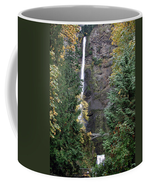 Multnomah Falls Coffee Mug featuring the photograph Multnomah Falls - 5 by DArcy Evans