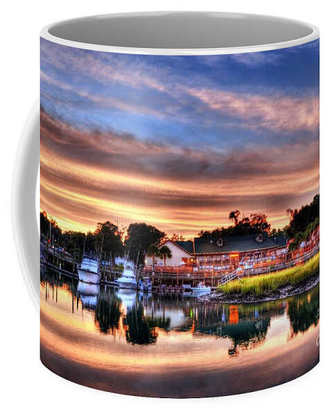 Landscapes Coffee Mug featuring the photograph Murrells Inlet Sunset 3 by Mel Steinhauer