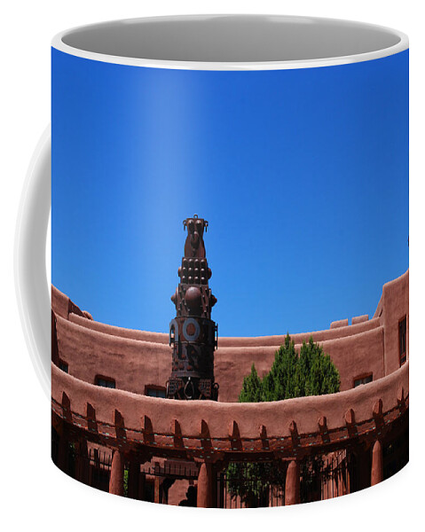 Museum Coffee Mug featuring the photograph Museum of Indian Arts and Culture Santa Fe by Susanne Van Hulst