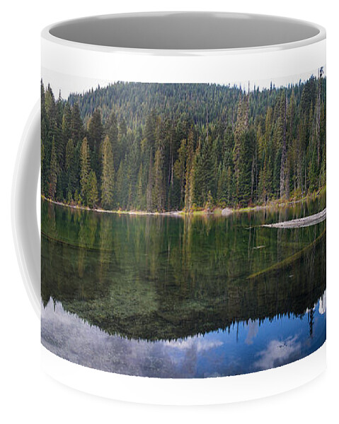 Reflection Coffee Mug featuring the photograph Muskegon Lake by Paul DeRocker