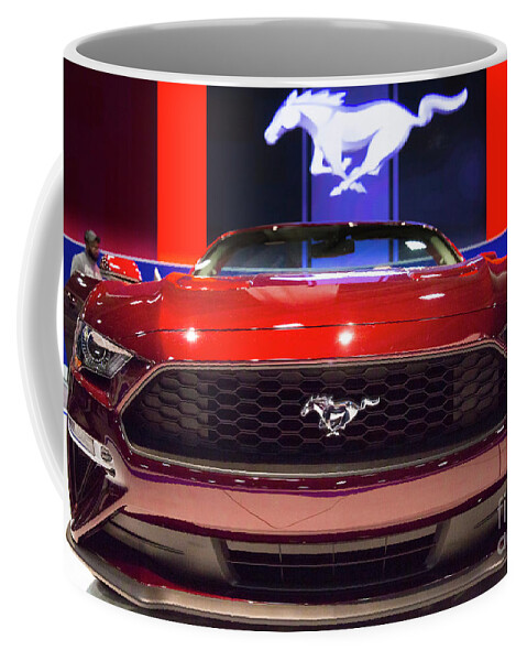 Dc Car Show Coffee Mug featuring the photograph Mustang by Agnes Caruso
