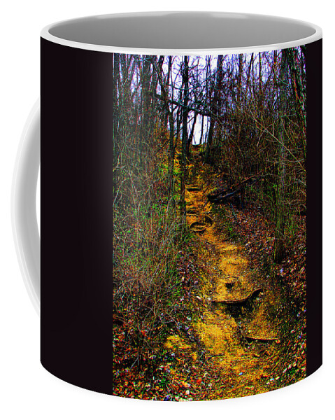 Hiking Coffee Mug featuring the photograph Mustard Hill by Marie Jamieson