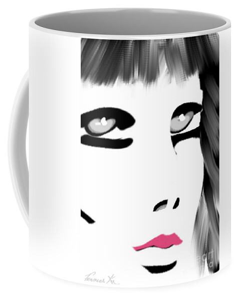 Face Coffee Mug featuring the digital art My Avatar by Frances Ku