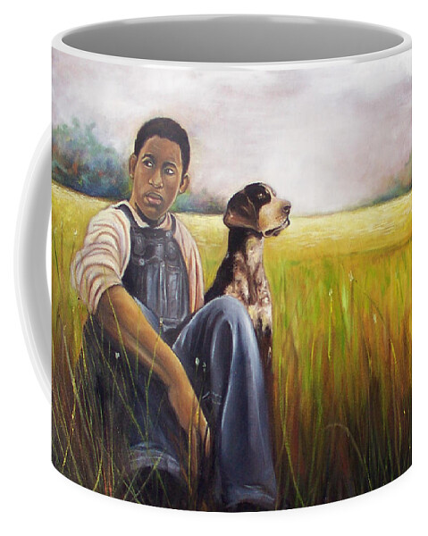 Emery Franklin Coffee Mug featuring the painting My Best Friend by Emery Franklin