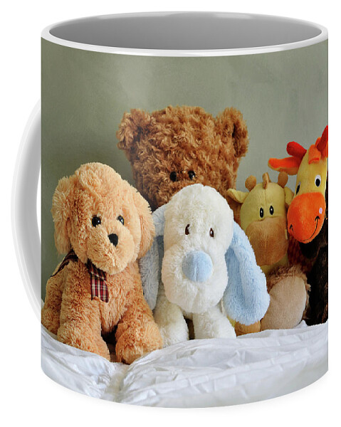 Stuffed Animals Coffee Mug featuring the photograph My Best Friends by Luke Moore