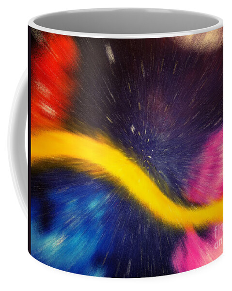 Oil Painting Coffee Mug featuring the photograph My Galaxy Too by Kelly Awad