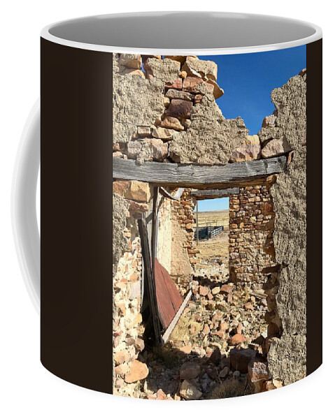 Stone Coffee Mug featuring the photograph Mystery Ranch No. 2 by Brad Hodges