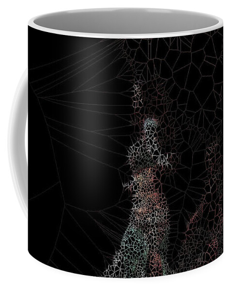 Vorotrans Coffee Mug featuring the digital art Mystery by Stephane Poirier