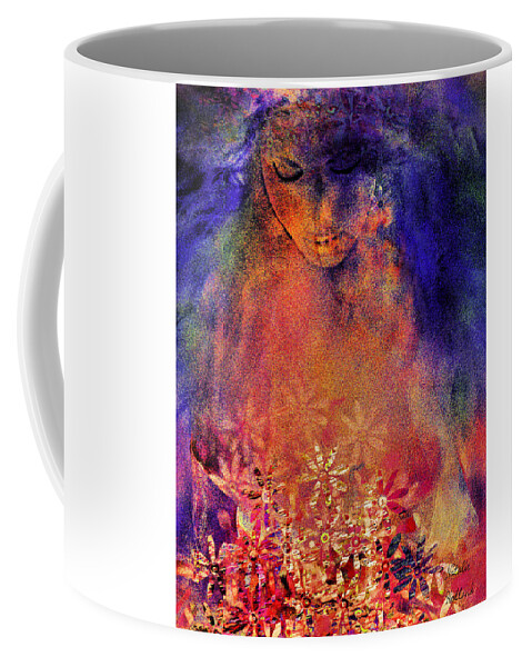 Natalie Holland Art Coffee Mug featuring the painting Mystic Dream by Natalie Holland