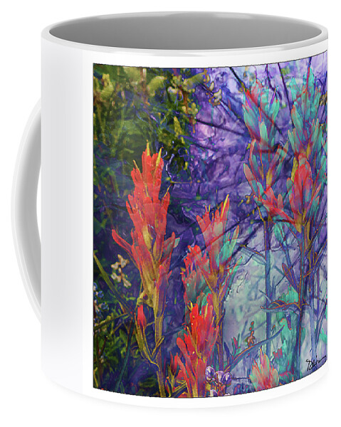 Indian Paintbrush Coffee Mug featuring the photograph Mystic by Peggy Dietz