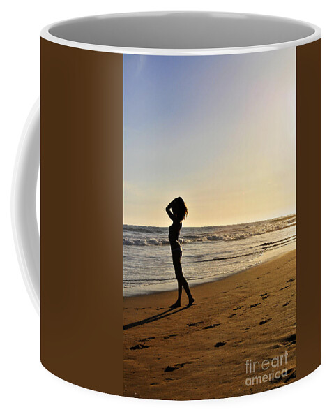 Glamour Photographs Coffee Mug featuring the photograph Mystic sunset by Robert WK Clark