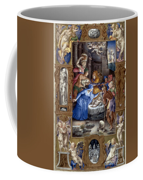 1546 Coffee Mug featuring the photograph Nativity With Shepherds by Granger