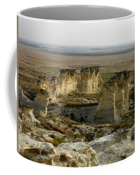 Kansas Coffee Mug featuring the photograph Natural Stonehenge by Keith Stokes