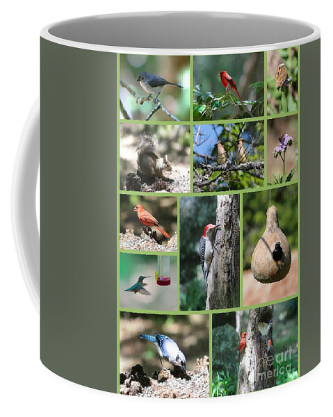 Bird Coffee Mug featuring the photograph Nature Collage by Carol Groenen