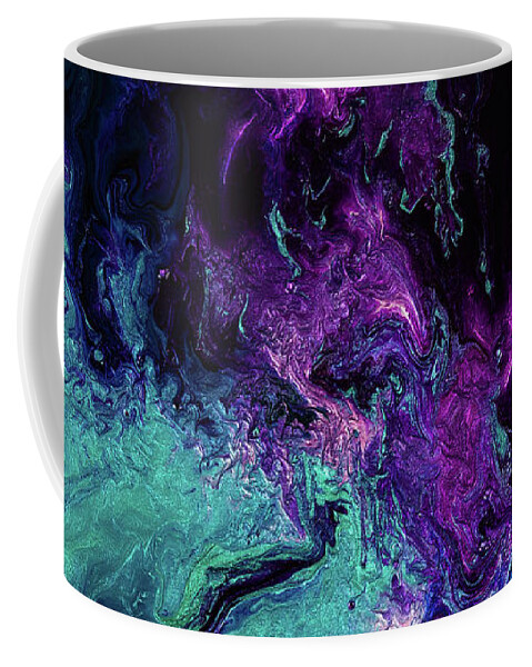 Fantasy Coffee Mug featuring the painting Nebulous by Jennifer Walsh